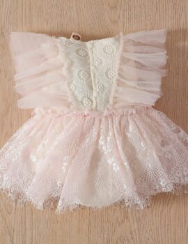 A23070 – Vestido Rosado Bordado – 6M