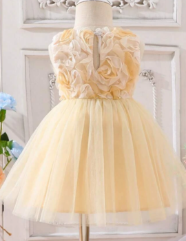 A23353 – Vestido Amarillo Pastel – 2A