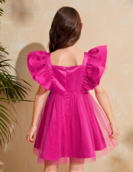 A23922 – Vestido Fucsia Barbie Smile – 8A