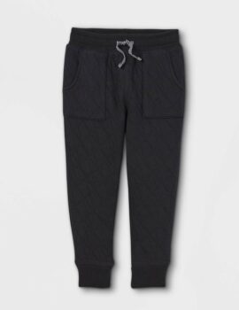 O22161 – Niño Joggers Mono Negro – 2A