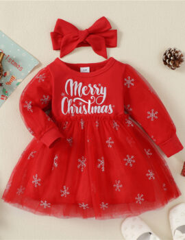 A24472 – Vestido Nv Rojo Merry Cristmas – 3A