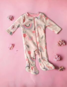 A24752 – Pijama Arcoiris Rosada – 3M