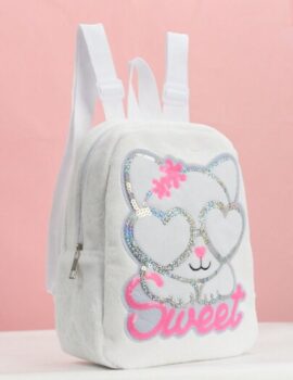 A25837 – Bolso Blanco De Peluche – N/A