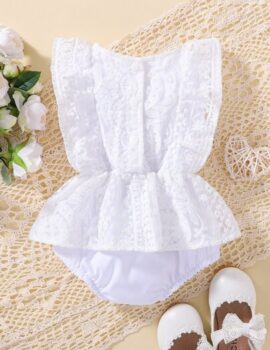 A26391 – Vestido Blanco Tipo Body  – 12M