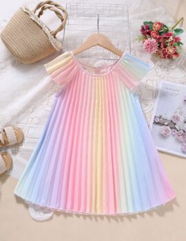 A26505 – Vestido Multicolor Arcoiris – 8A