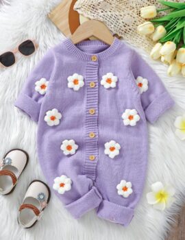 A26673 – Jumper Morado Con Flores Largo – RN