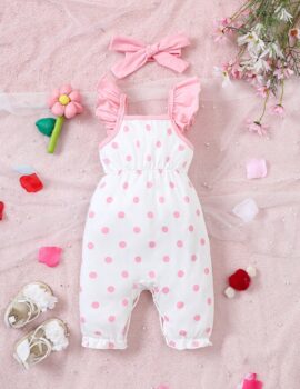 A26691 – Jumper Lunares Rosados – 3M