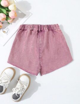 A26940 – Falda Short Rosa Con Bolsillos Dfs – 8A