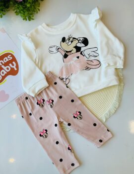 A27394 – Conjunto Disney Sweater Bailarina  Y Leggins – 6M