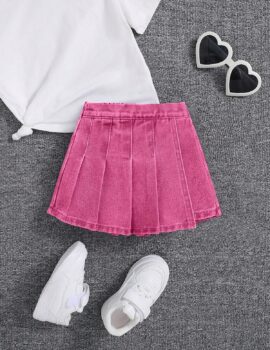 A27659 – Falda Short De Jean Fucsia – 18M