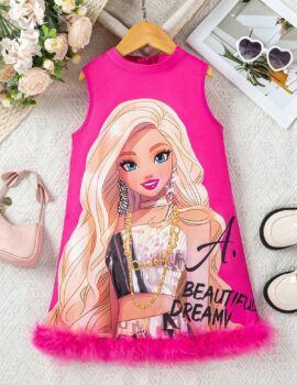 A28294 – Vestido Barbie Fucsia – 6A