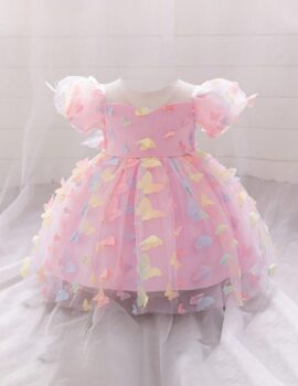 A28488 – Vestido De Gala De Mariposas  – 18M